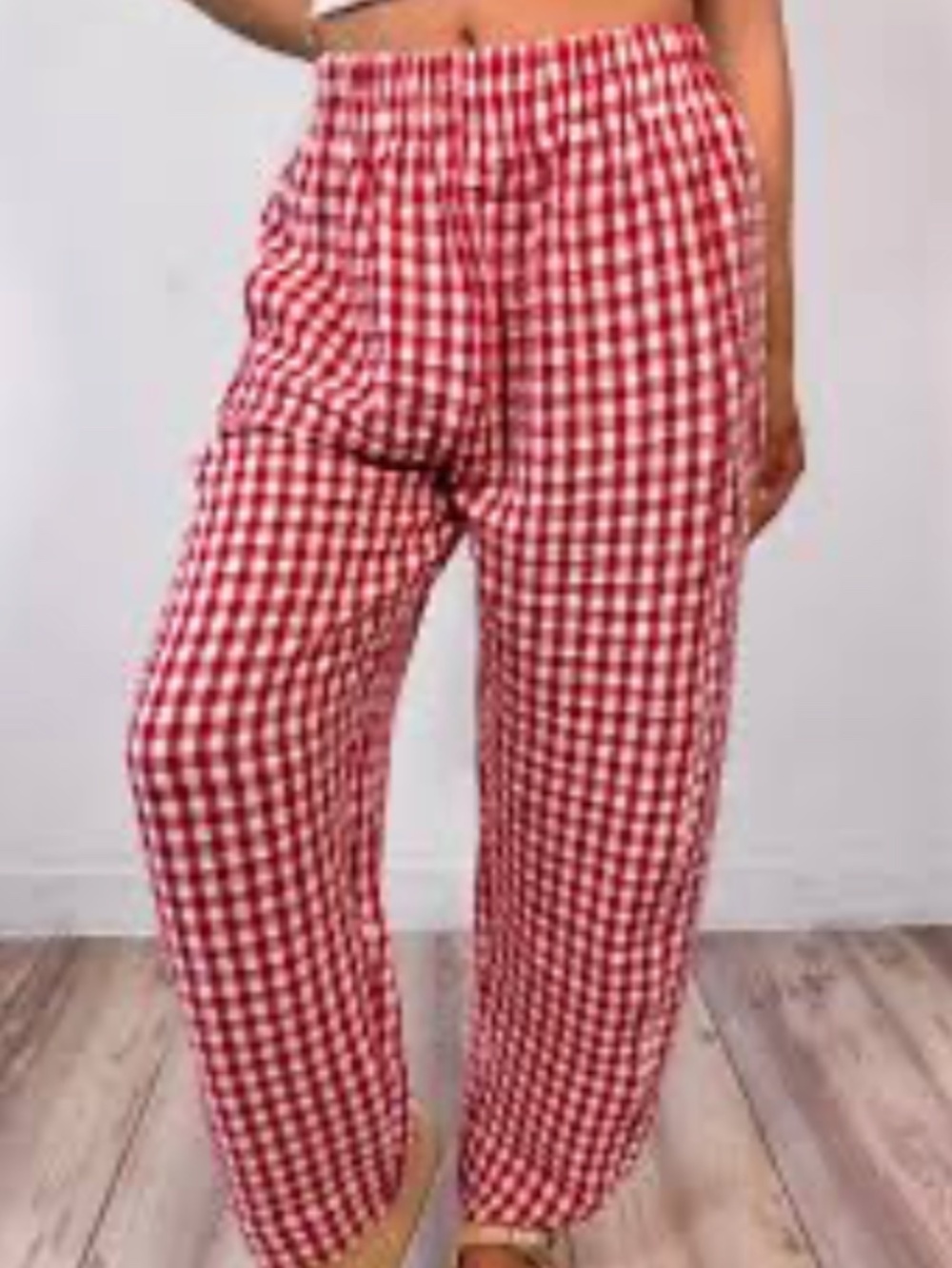 MIOU MUSE SUMMER GINGHAM PANTS  - Medium
